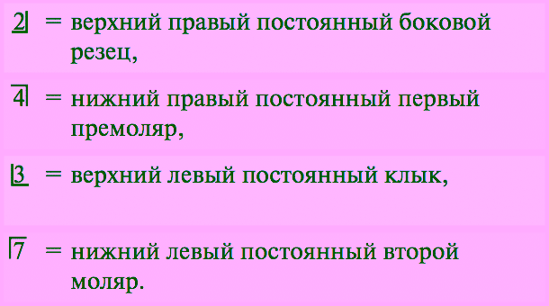 Квадратно-цифровая система - таблица