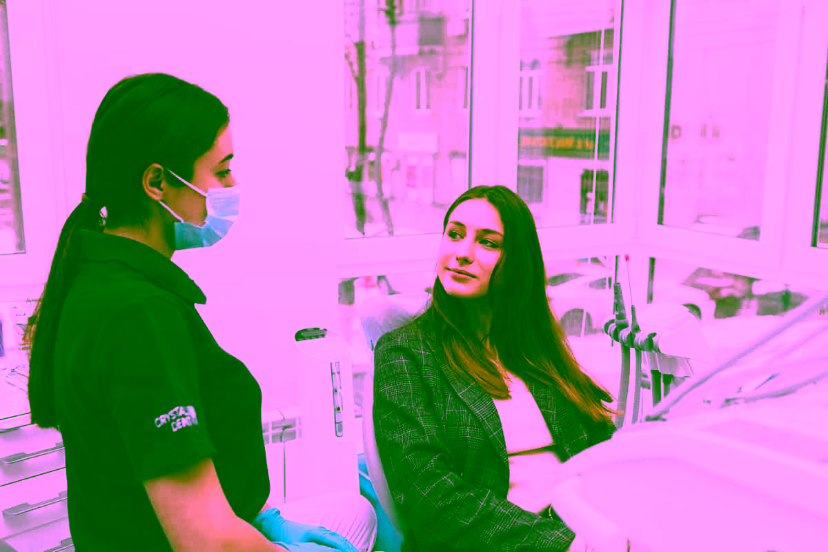 как ставят виниры - 1 этап - консультация у стоматолога